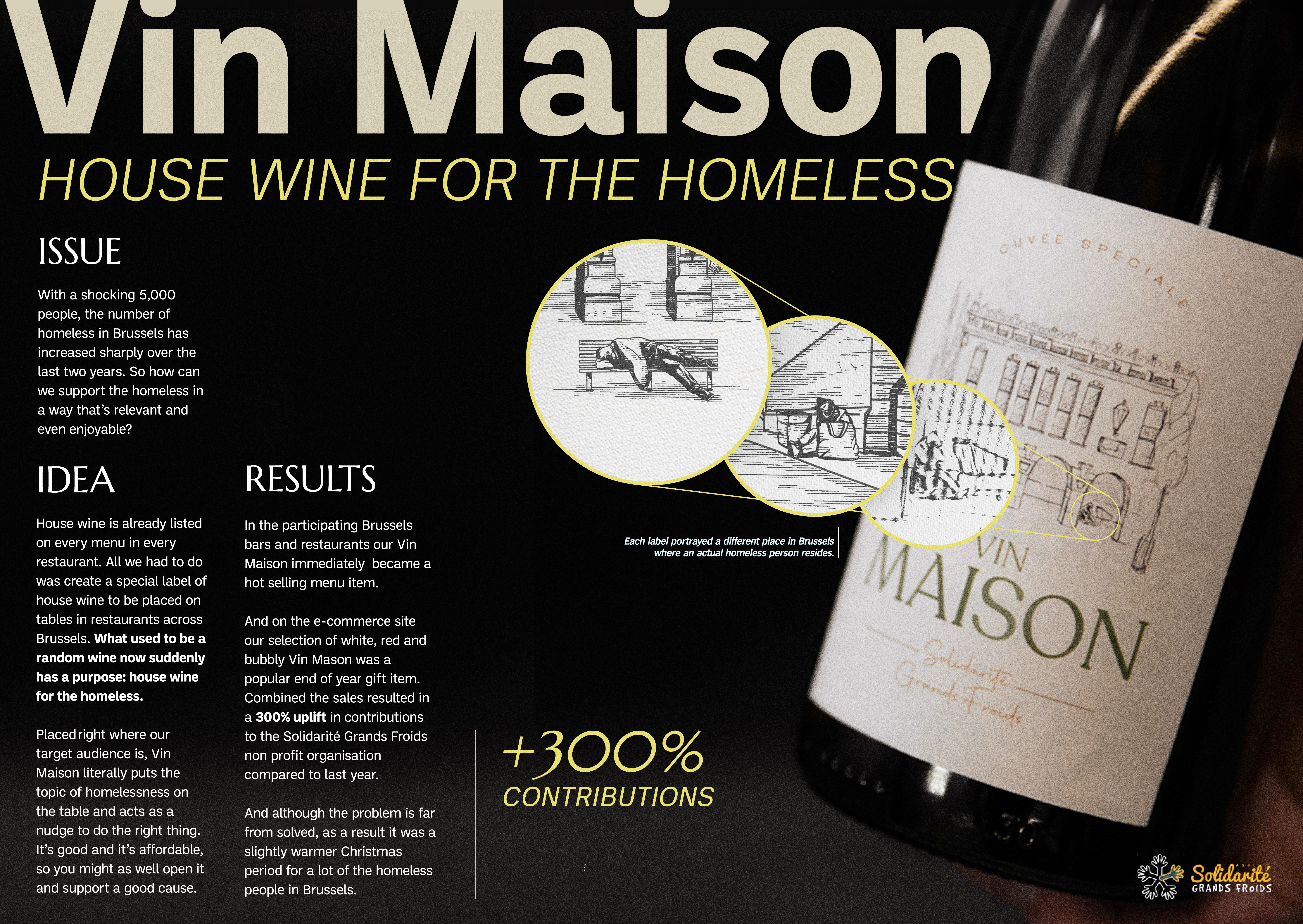 House wine against homelessness