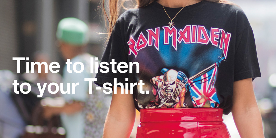 Time to listen to your t-shirt